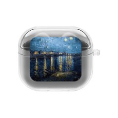 에잇클로드 유어픽 갤럭시 버즈3 / 버즈3프로 공용 일체형 클리어 하드 케이스, 별밤호수, 1개