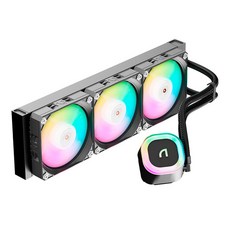 ABKO LP360分層ARGB水冷式CPU散熱器 LP360-DEL-ARGB, 1個, 黑色