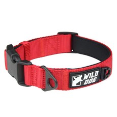 WILD DOG 狗狗基本款頸圈, 紅色