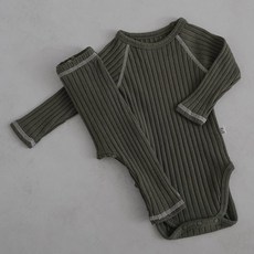 PEEKABOO 嬰兒款Eden系列反車線包屁衣套裝