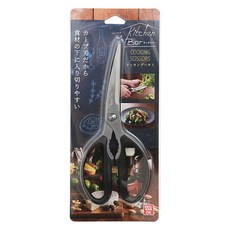 SHIMOMURA 下村 廚房料理剪刀 分離型, 1個, 黑色