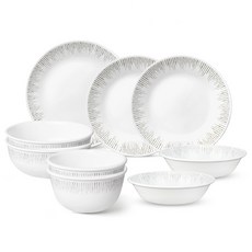 Corelle Brands 康寧餐具 頂級餐飲 雙人韓式餐具組 9件組, 混合色, 餐具9件組, 1套