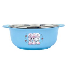 Colley Esther Bunny 安全手柄碗 M, 1個, 藍色, 碗 M