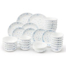 Corelle Brands 康寧餐具 Provincial Blue 10人份餐具組 34件, 混合色, 餐具 34件, 1套