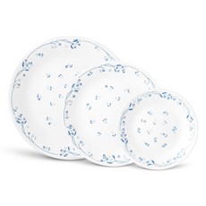 코렐 프로빈셜 블루 원형접시 3종 세트, 1세트, 원형접시 소 + 중 + 대, 혼합색상