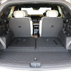 차팡 2세대SS 풀커버 트렁크매트 + 도어매트 세트, 블랙, 쏘렌토 MQ4 페리호환 6인승 스피커무+LED유