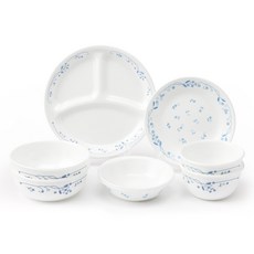 코렐 프로빈셜 블루 2인 한국형 듀오세트 8p, 혼합색상, 식기 8p, 1세트