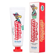 Bristik 兒童含氟KLS牙膏 草莓香, 1個, 50g