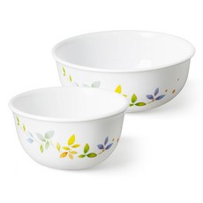 Corelle Brands 康寧餐具 浪漫花園 韓式2件組, 混合色, 1套, 飯碗 + 湯碗