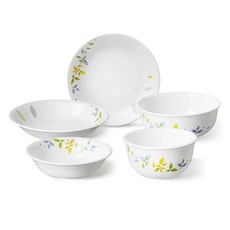 Corelle Brands 康寧餐具 浪漫花園 單人韓式餐具組 5p, 混合色, 餐具 5件, 1套