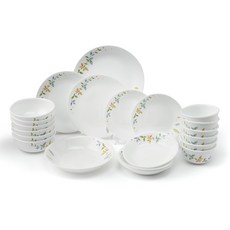 Corelle Brands 康寧餐具 韓式Mania 6人份餐具組 22件, 浪漫花園, 餐具7種, 1套