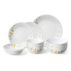 Corelle Brands 康寧餐具 浪漫花園 雙人韓式餐具組 9p, 混合色, 5種餐具, 1套