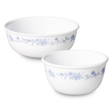 코렐 한국형 식기 세트, 프렌치블루, 공기 + 대접, 1개