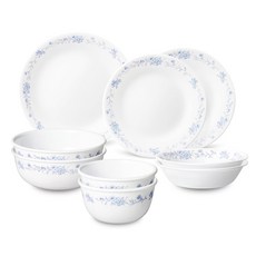 Corelle Brands 康寧餐具 法式藍 雙人韓式餐具組 9件組, 混合色, 餐具5種, 1套