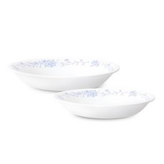 Corelle Brands 康寧餐具 法式藍色中+大號配菜碗組, 1套, 混合色