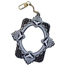 迪士尼 黑魔女 證件套 鑰匙圈, 1個, 混合色