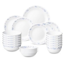 Corelle Brands 康寧餐具 法式藍 6人份 韓式餐具組 22件組, 混合色, 餐具 22件, 1套