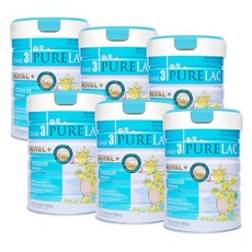 PURELAC 紐西蘭清淨優質奶粉 皇家Plus 3階段, 800g, 6個