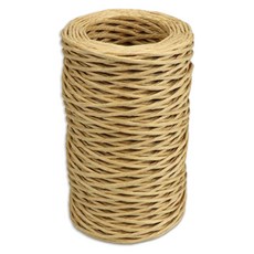 데이소이 공예 종이 로프 철사 1mm x 50m, 베이지, 1개