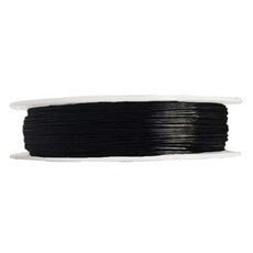 데이소이 컬러풀 공예 철사 0.5mm x 40m, 블랙, 1개