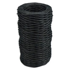 데이소이 공예 종이 로프 철사 2mm x 50m, 블랙, 1개