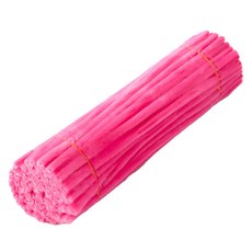 daysoy 毛根扭扭鐵絲 100入, 1個, 桃紅色