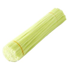 daysoy 毛根扭扭鐵絲 100入, 1個, 螢光嫩綠色