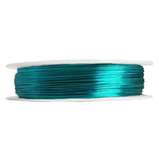 데이소이 컬러풀 공예 철사 0.5mm x 40m, 아쿠아, 1개