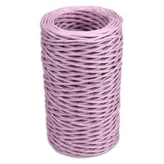 Day Soy 手工藝紙繩鐵絲 2mm x 50m, 1個, 紫色