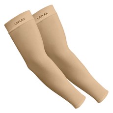 Leflex 防紫外線無縫涼感袖套 2入, 1個, 膚色