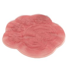 KEYMING 壁掛式自助搓澡巾, 粉紅色, 1個, 1入