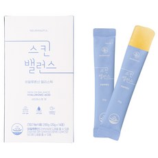 neurangpul Skin Balance 玻尿酸果凍條 低分子皮膚保濕 魚膠原蛋白 麝香葡萄口味 14入, 280g, 1個