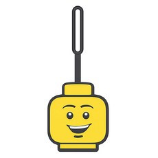 LEGO 兒童經典人頭造型行李牌 男孩款 51167
