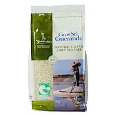 Le guerandais Le Guerande 凸版海鹽粗鹽聚乙烯袋, 1個, 1kg