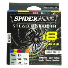 SPIDERWIRE Smooth 8 5色合股線 300m, 1個, 藍色 + 黃色 + 紅色 + 綠色 + 橘色