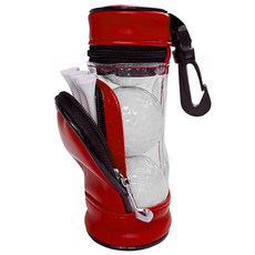 앤티스 미니골프백 볼 파우치, 레드, 1개