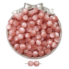 Allode 多彩閃亮珍珠圓珠 DIY 串珠 12mm 10入組, 4套, 11 紅豆沙