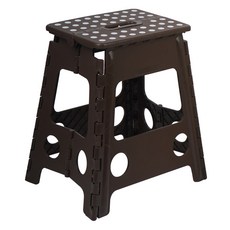 닷드 휴대용 논슬립 접이식 의자, 브라운, 1개