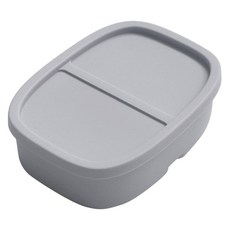 Nature Living Reliv 矽膠冷藏冷凍2格便當盒, 1個, 灰色