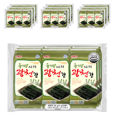 삼육김 들기름으로 구운 광천김 9p, 4g, 90개