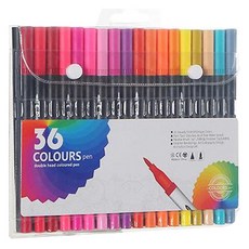 Touch Fill水溶性彩色刷筆水彩筆水彩畫筆組, 1組, 36色