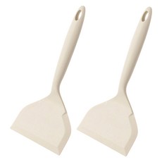 CAROTE 矽膠寬版鍋鏟, 米色, 2個