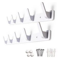 Sonjabisesang 圓角方形5孔衣架, 白色, 2個