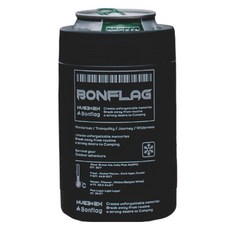 BONFLAG 罐裝冷飲保冷保溫杯套, 黑色, 355ml