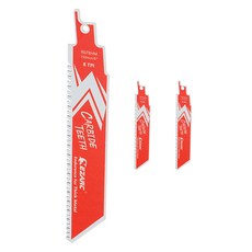 Ezarc Tools 往復鋸片 150mm 8021C06, 3個, 本體(不含電池)
