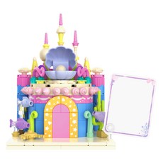 DIY蛋糕積木製作套組, 慕斯美人魚蛋糕, 1個