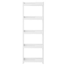 comet 可移動5層邊角置物架, 白色, 1個