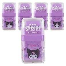 Sanrio 三麗鷗 滾輪橡皮擦, 紫色(酷洛米), 5個