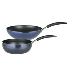 마이어코리아 인덕션 래디언스 멀티팬 2종 세트, 블루, 멀티팬 24cm + 볶음팬 28cm