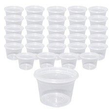 Mom&Pack 圓形小菜透明粥品容器, 50入, 1套